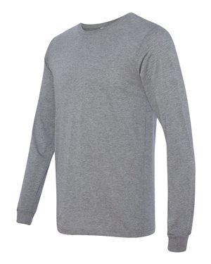 Tri-Blend Mens Long Sleeve Crewneck