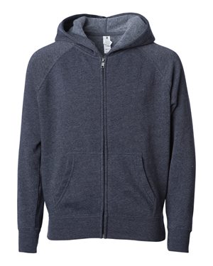 Youth Lightweight Raglan Zip Hood