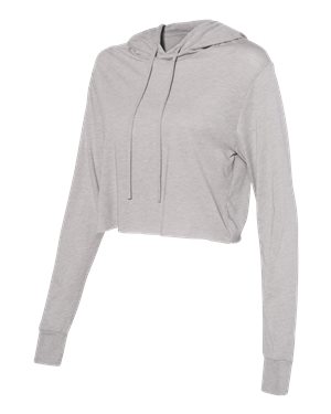 Ladies' Cropped Hooded Sweatshirt